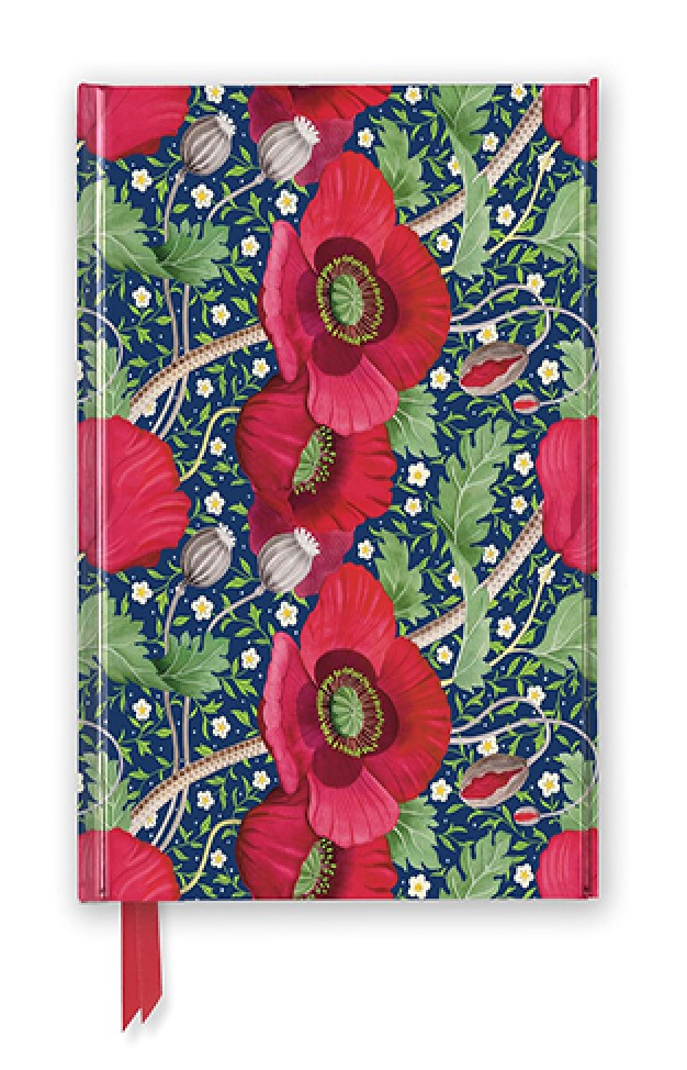 Bex Parkin Red Poppies Foiled Journal